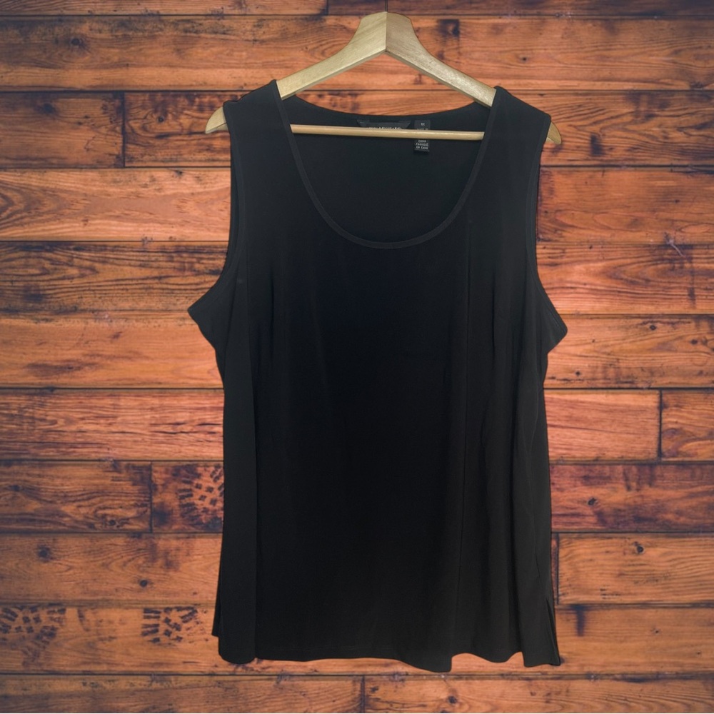5 for $25🔥Nina Leonard Black Tank Top 1X